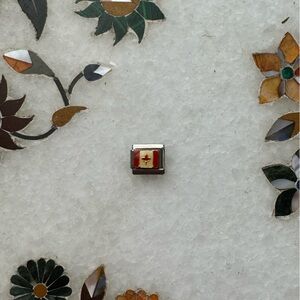 Vintage Canadian Flag Italian Bracelet charm